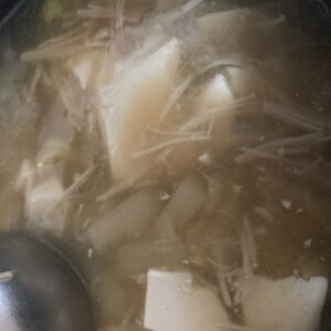 とろとろ豆腐の★熱々！中華スープ。